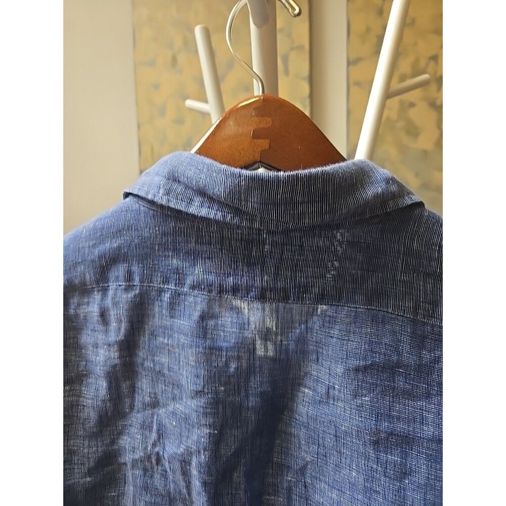 Sid Mashburn Indigo Casual Button-Down Shirt - Picture 8 of 9
